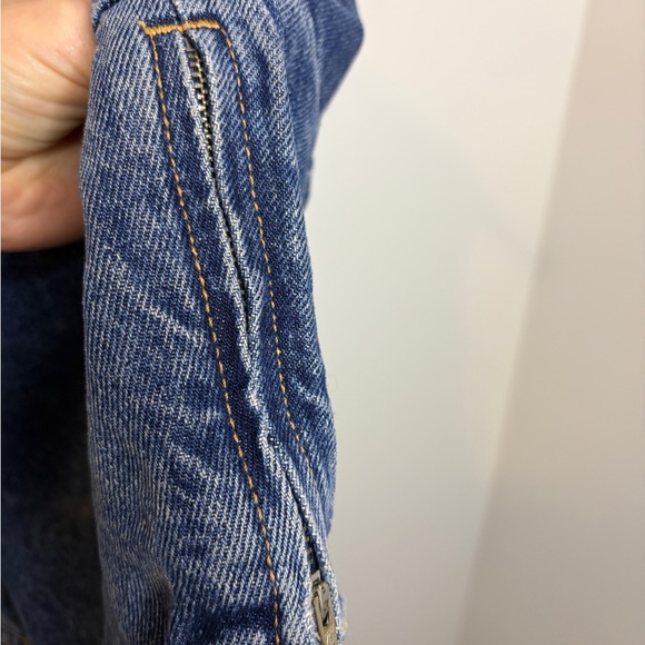 Zara Blue Denim Top - Picture 4 of 5